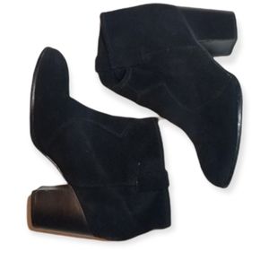 Sold EBay splendid black suede western cut bootie sz 8